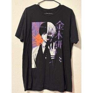 Tokyo Ghoul Kaneki Ken Anime Graphic T Shirt Black XL
A877